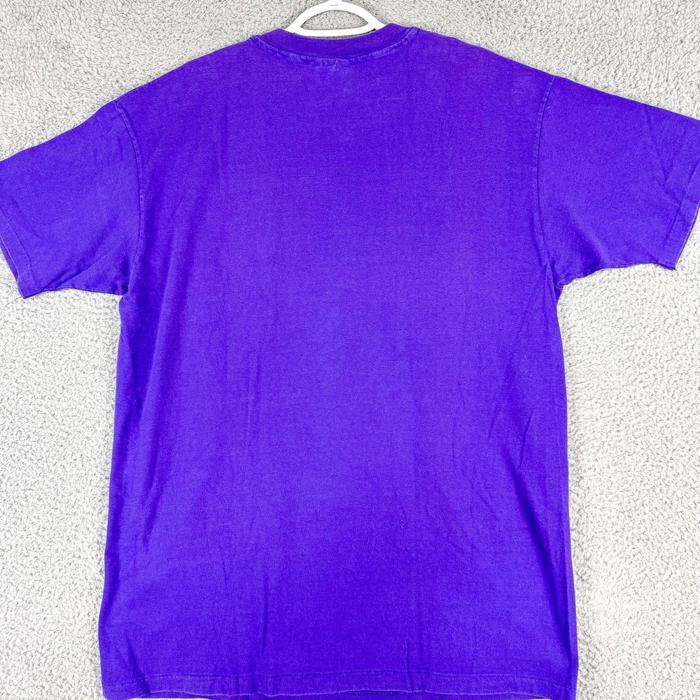 Vintage Martha's Vineyard Shirt Mens XL Purple Tribal Eagle Graphic Tourist 90s - Picture 5 of 10